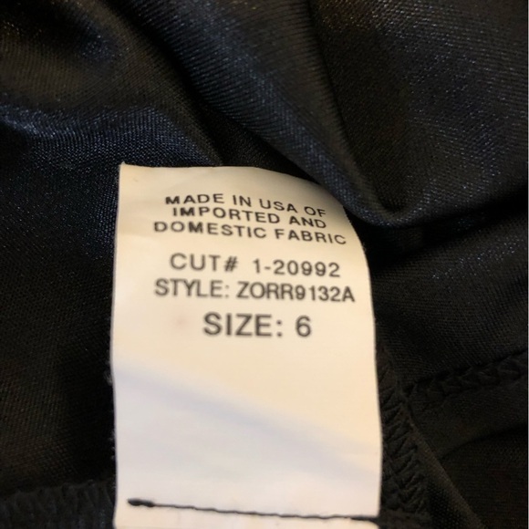 David Meister One Shoulder Cocktail Mini Dress Black Wedding Guest Dress Size:6 - Picture 10 of 13